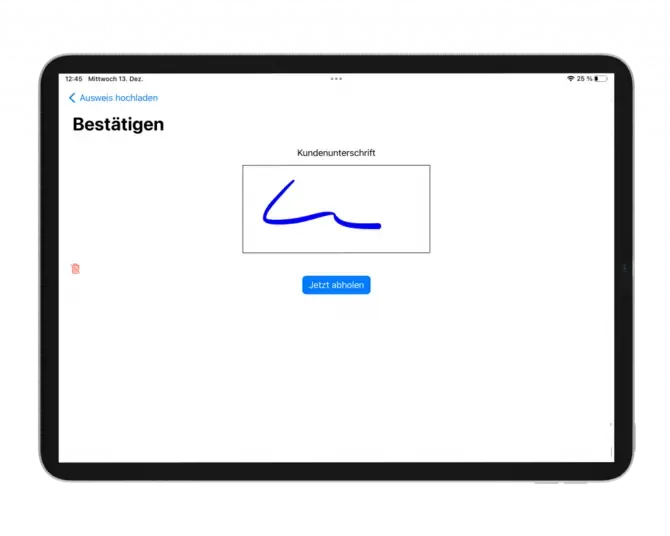 Instructions for signing in to the app.