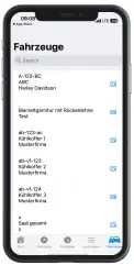 Die App bietet eine einfache und schnelle Lösung für die Vermietung von Fahrzeugen.