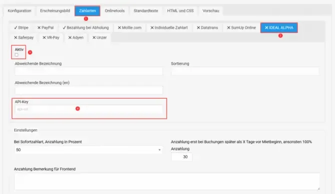 Ideal Alpha integration in Bookyt