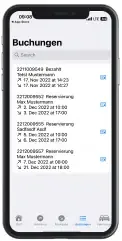 Bookyt-App Buchungen Reservierungen