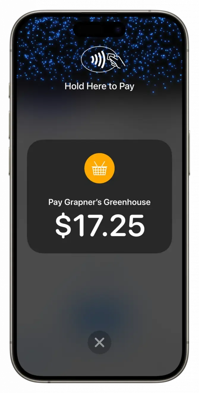 Tap to Pay with the iPhone in the Bookyt app
